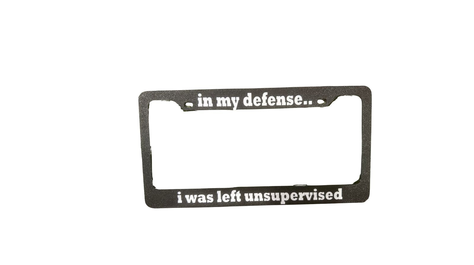 Custom License Plate Cover