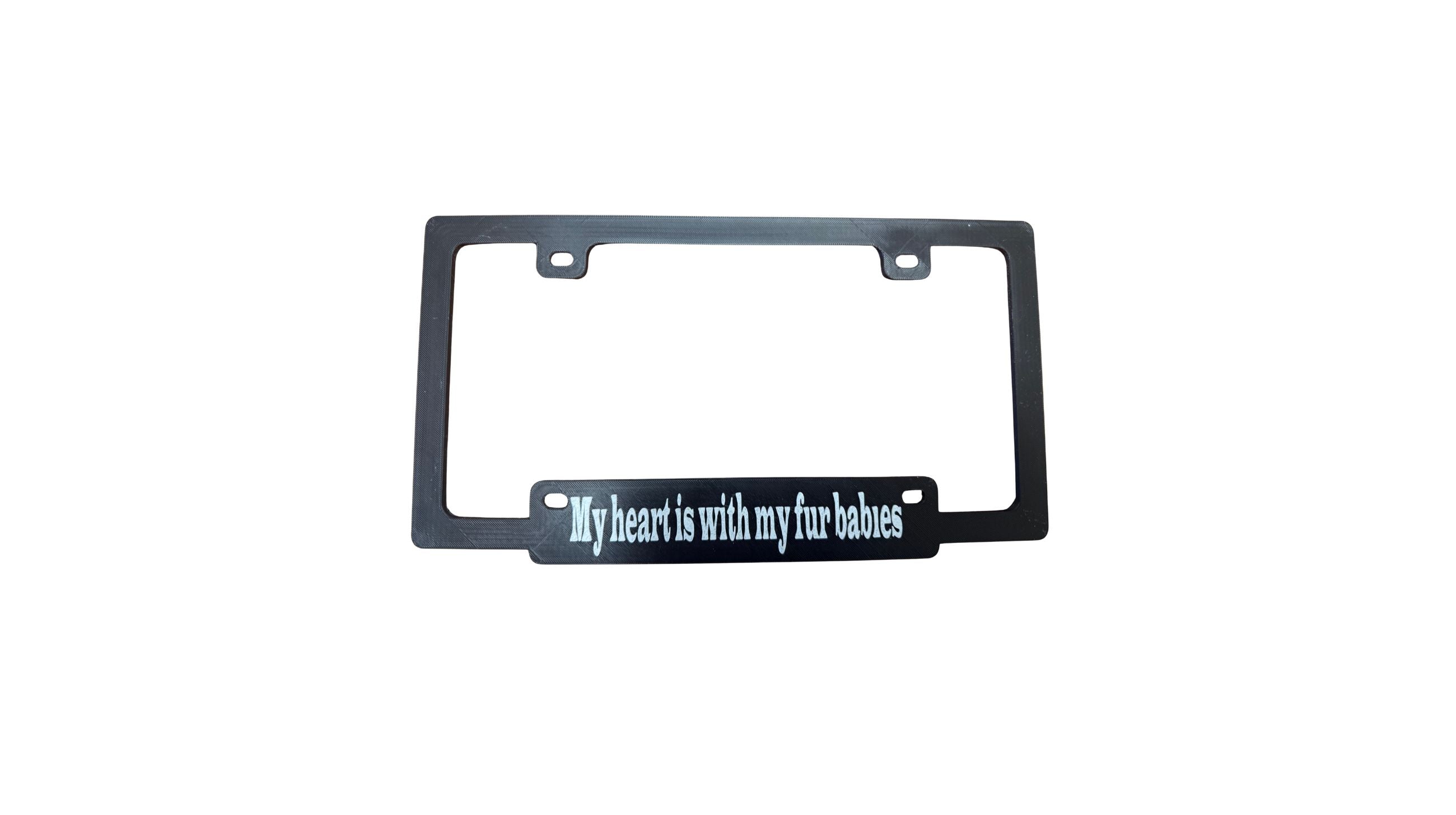 Custom License Plate Cover