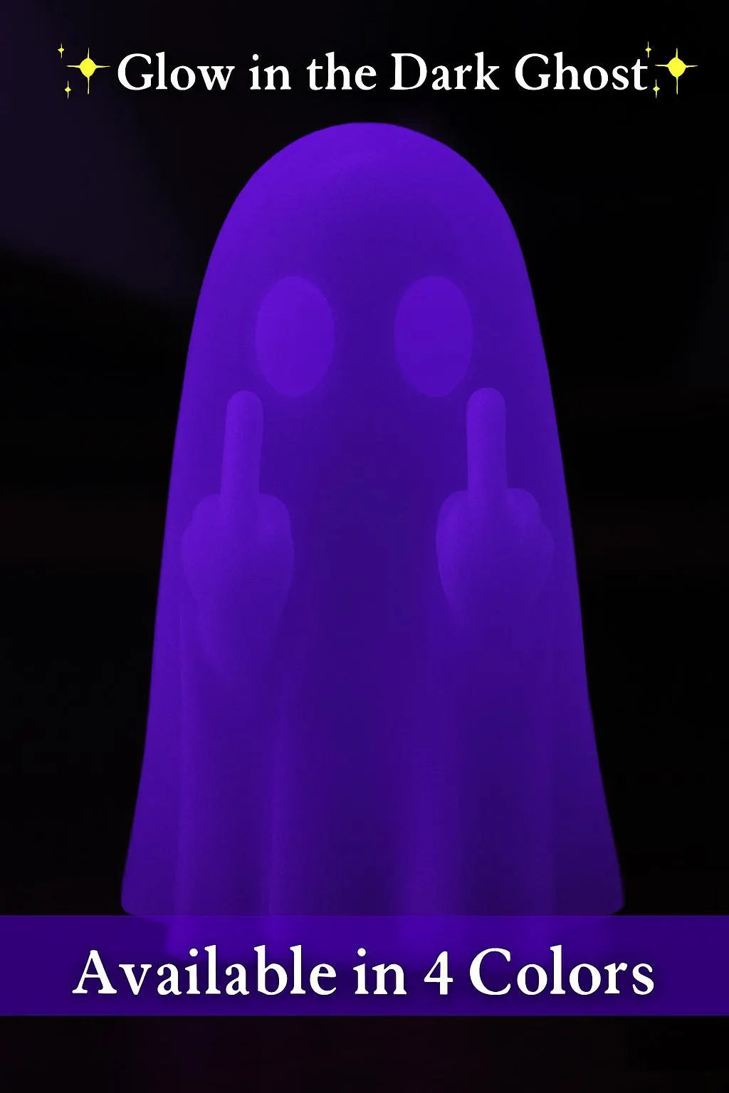 Glow in the Dark Ghost Figurine | Funny Spooky Décor | Halloween Gift