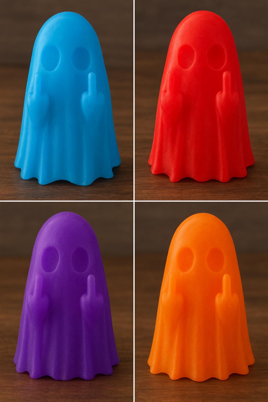 Glow in the Dark Ghost Figurine | Funny Spooky Décor | Halloween Gift